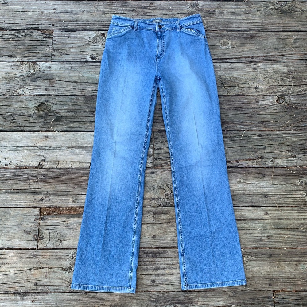 J. Jill | Light wash stretch bootcut jeans Size 8